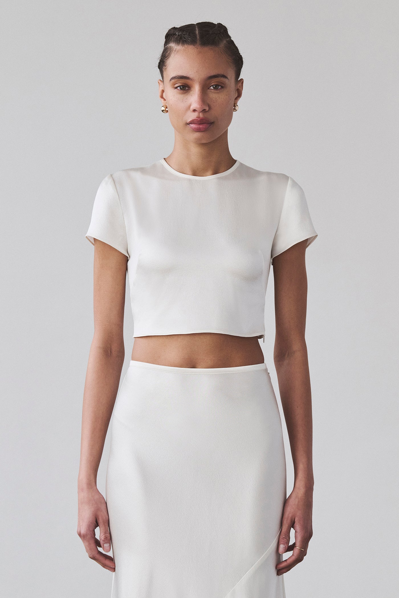 Carolyn Crop - Pure Silk