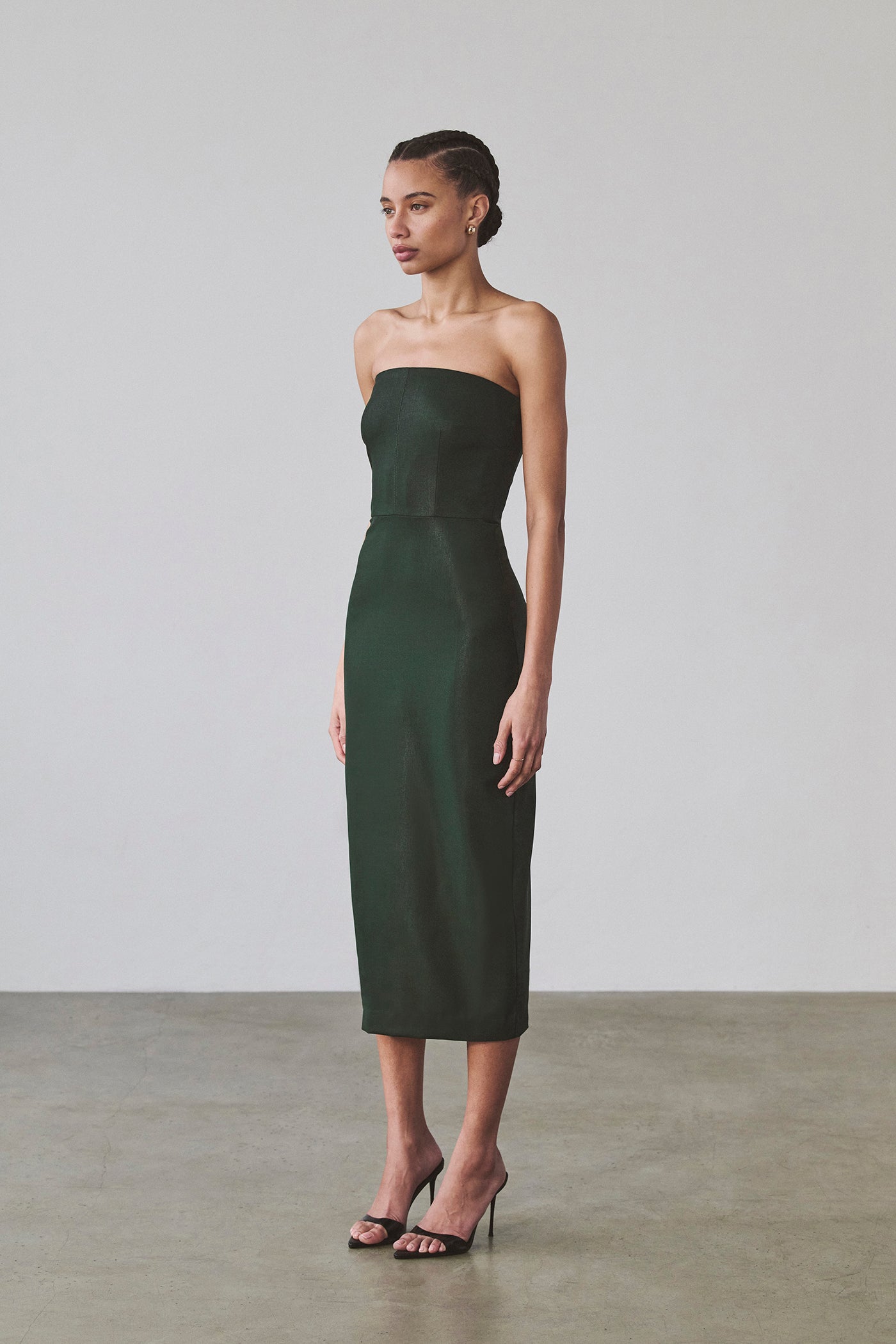 Lia Midi Dress - Tropical Wool