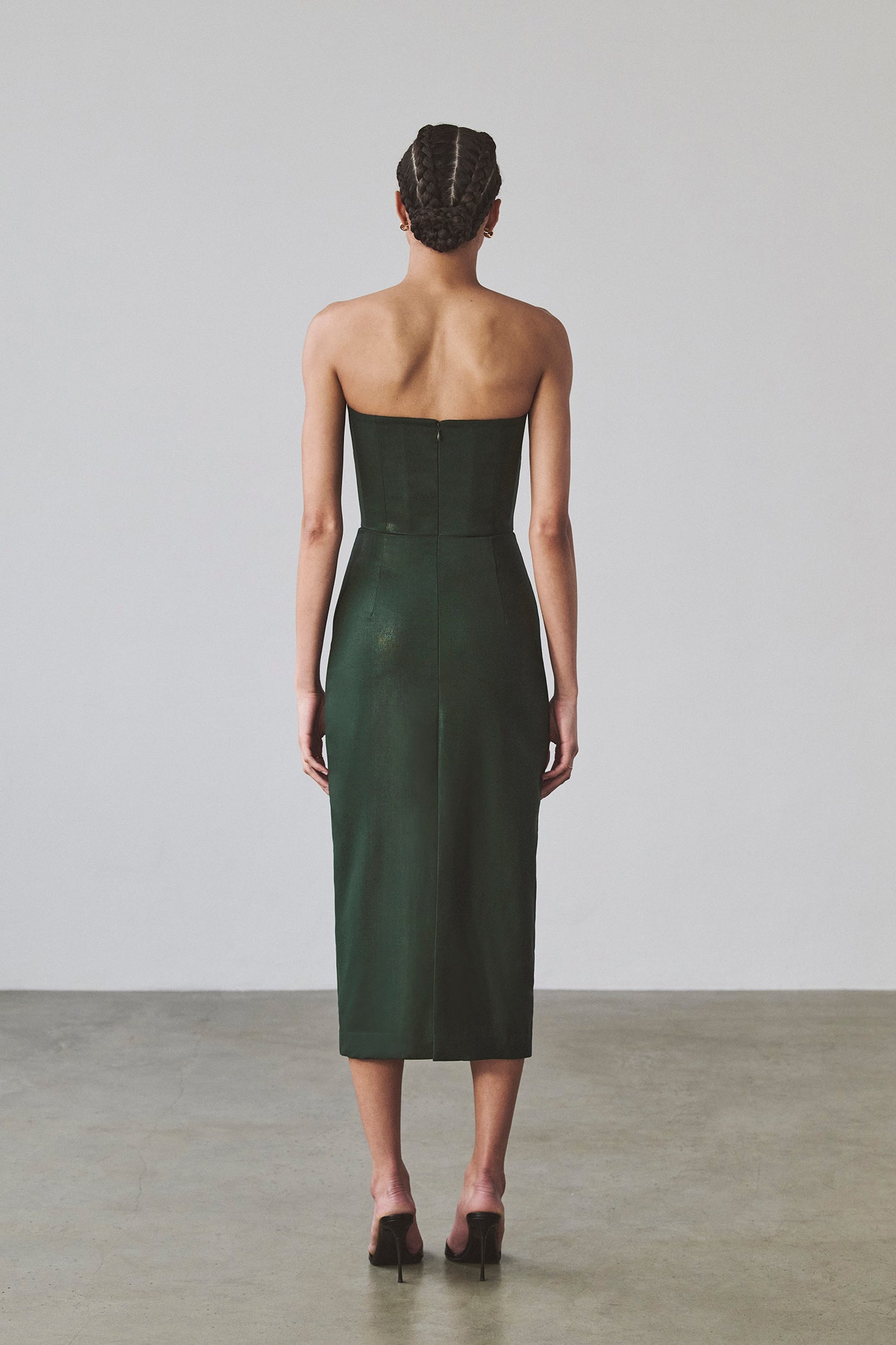 Lia Midi Dress - Tropical Wool