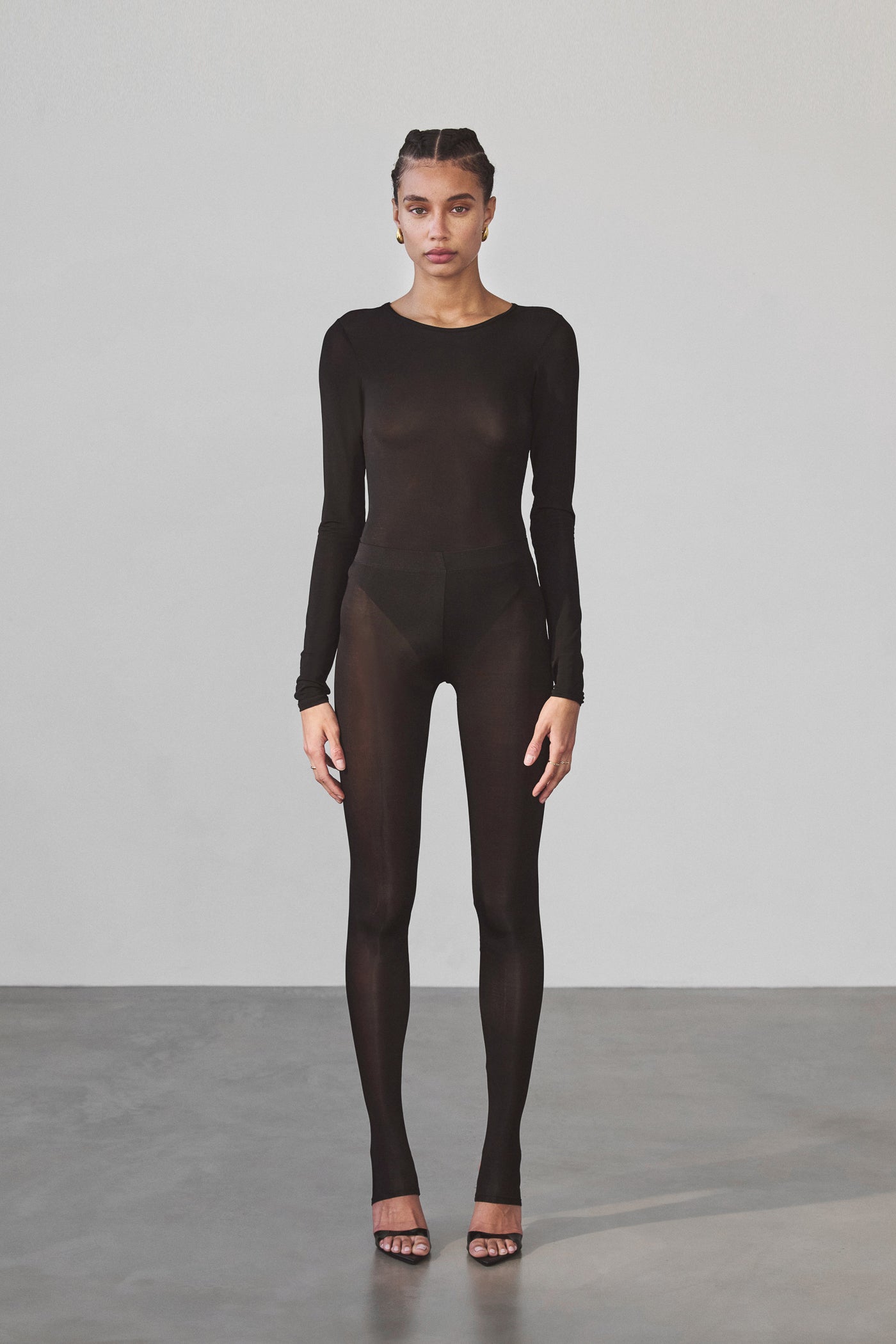 Dasha Bodysuit - Sheer Stocking