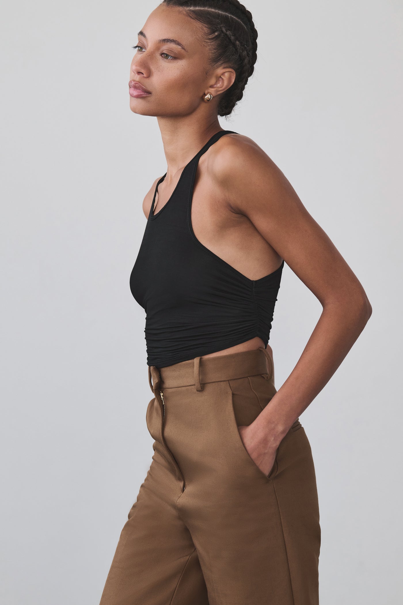 Poise Crop - Sheer Stocking