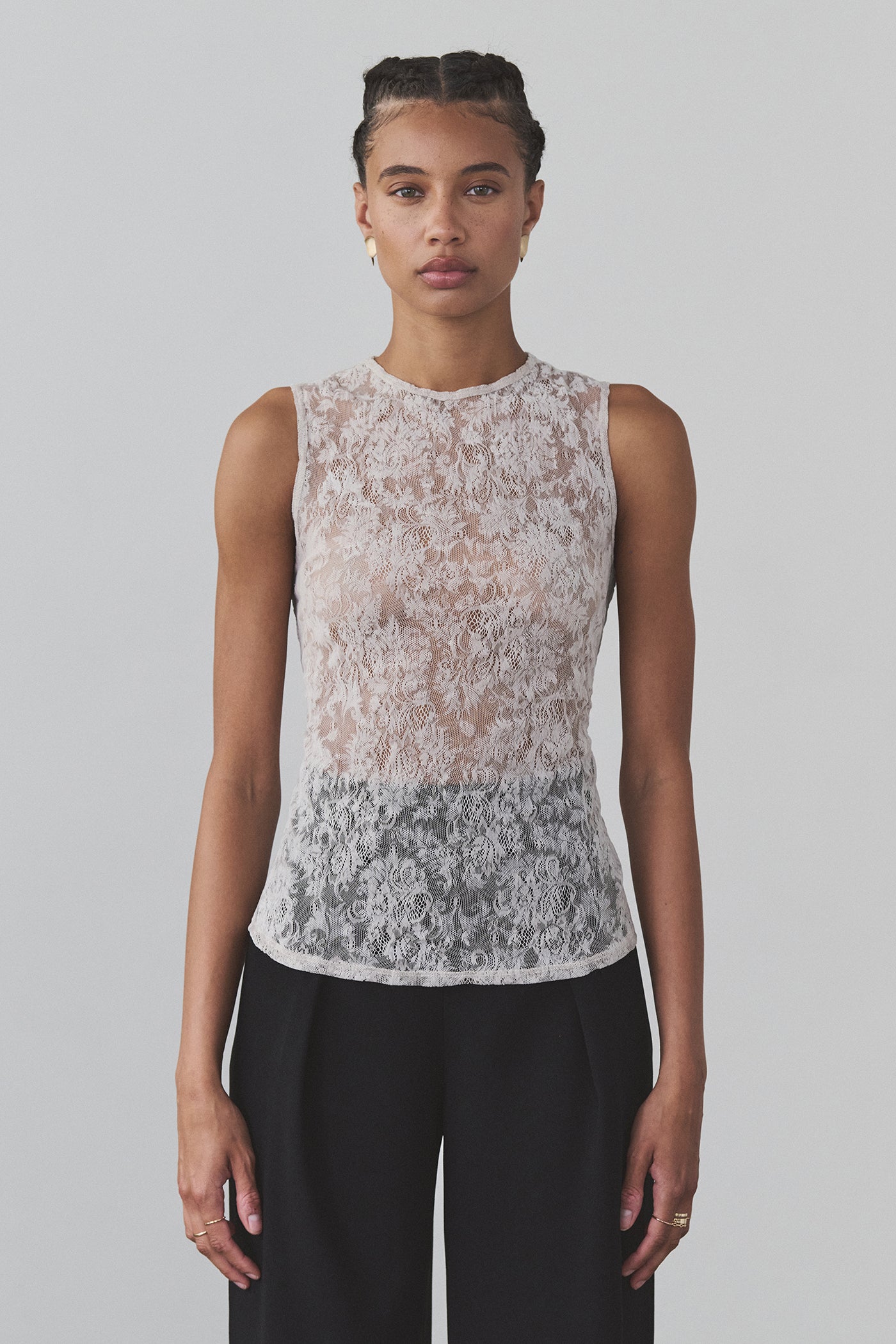 Selma Tank - Japanese Lace