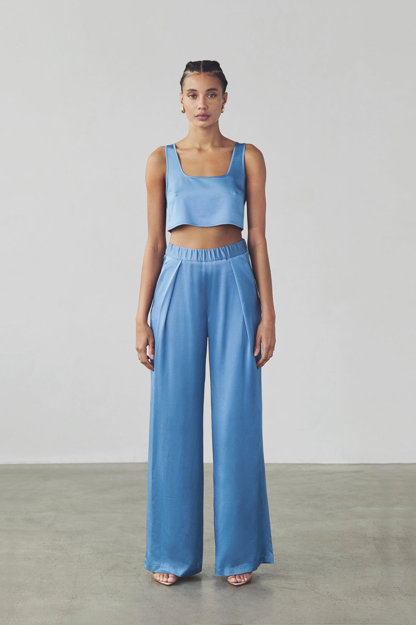 Julie Crop - Pure Silk