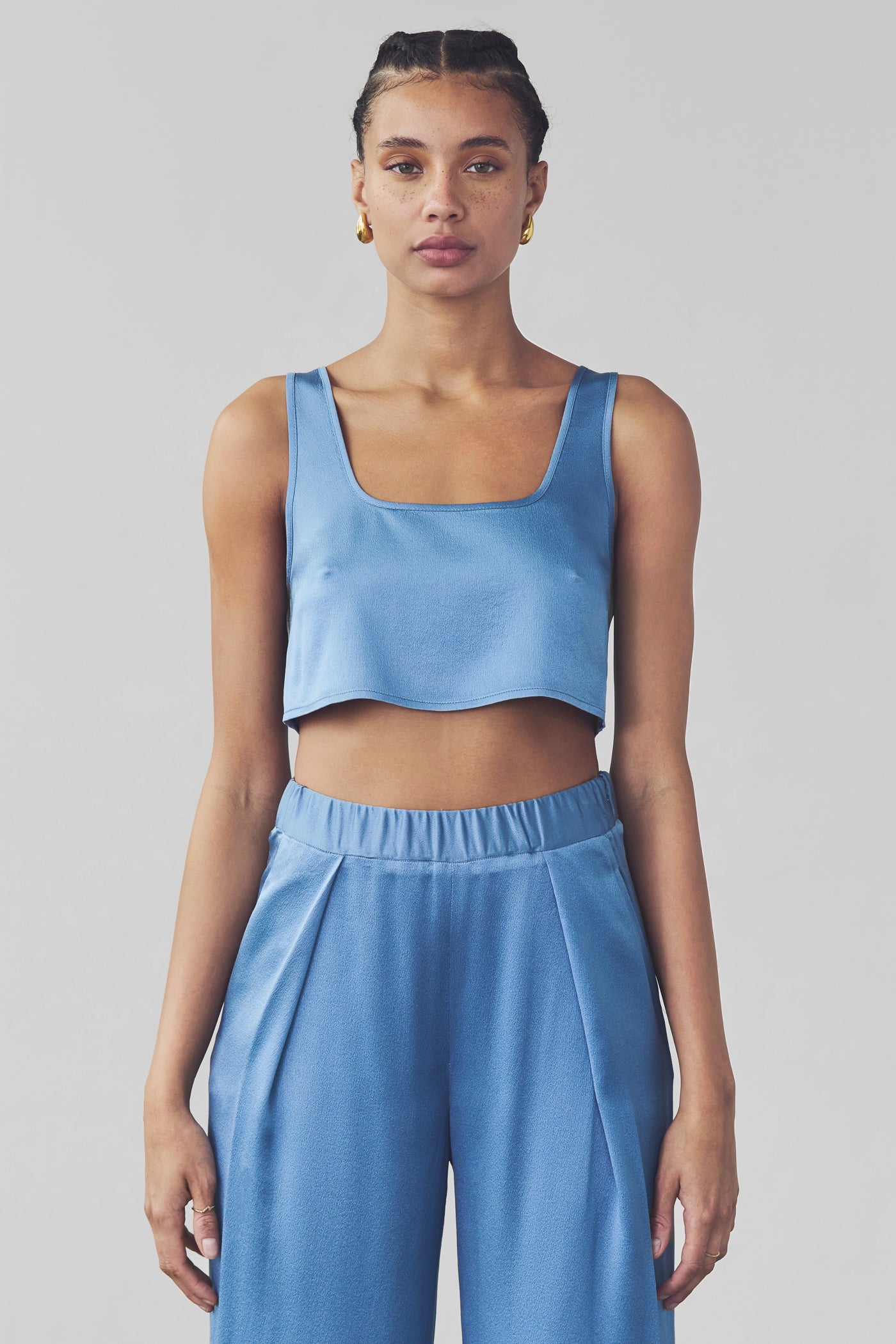 Julie Crop - Pure Silk