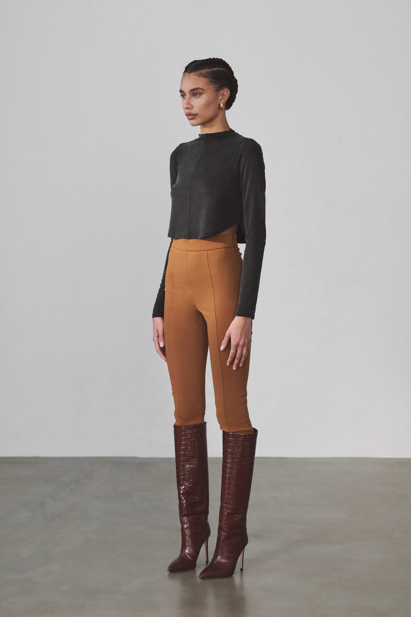 Lexi Crop - Luxe Cupro