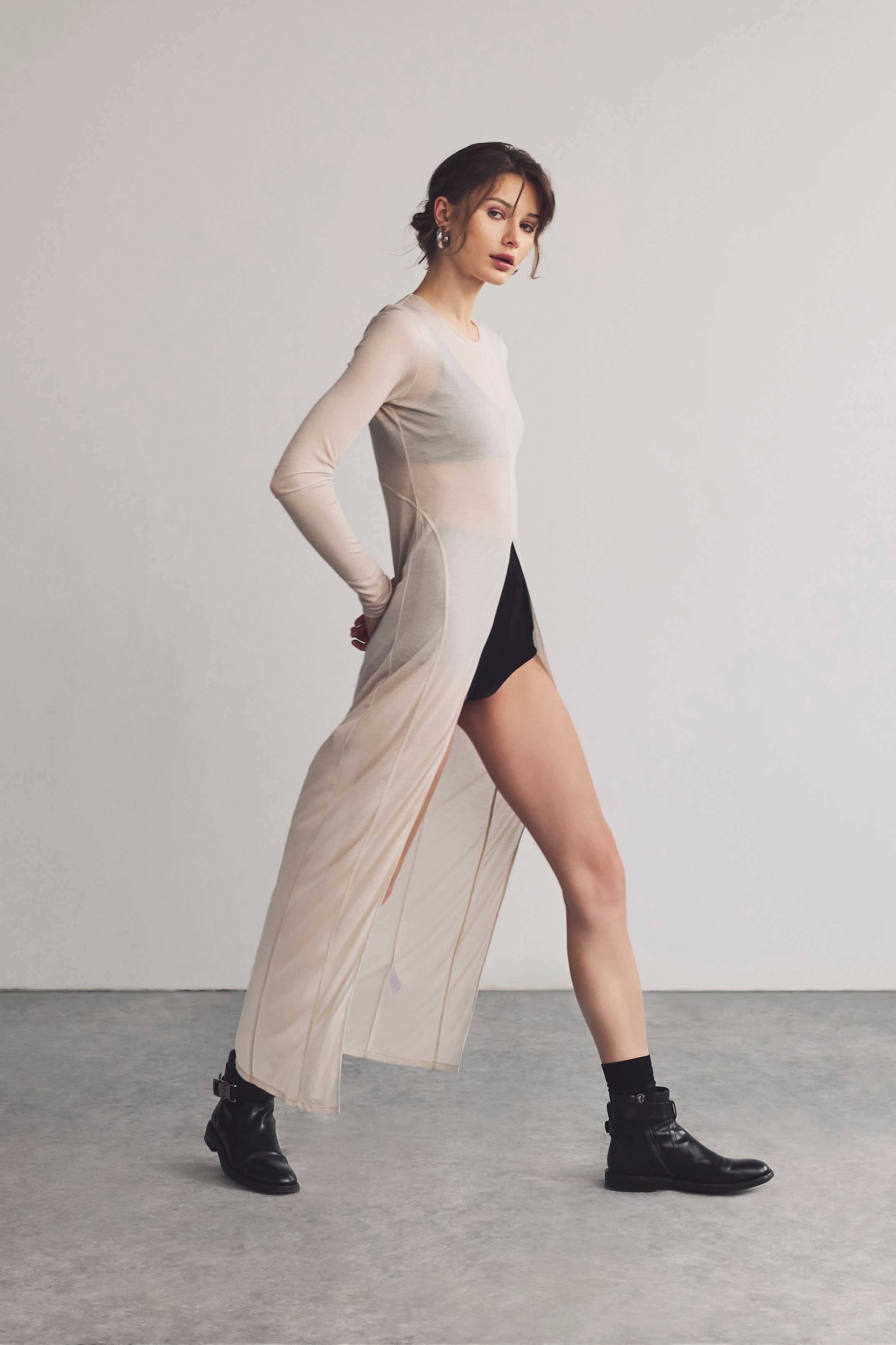 Alina Shirt Dress - Silk