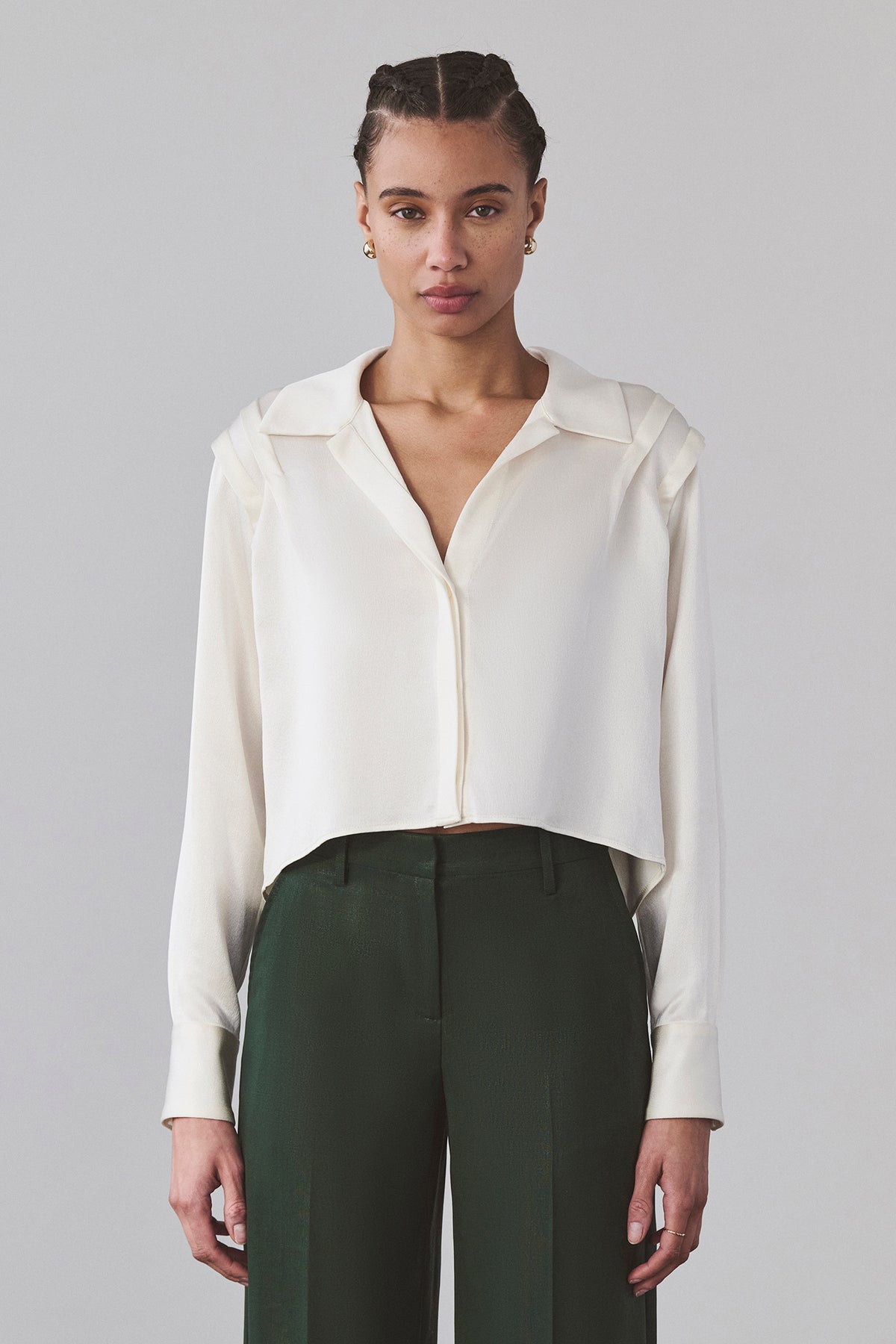 Nikki Button Down - Pure Silk